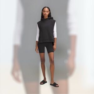 Lululemon Scuba Pullover Sleeveless Hoodie Black